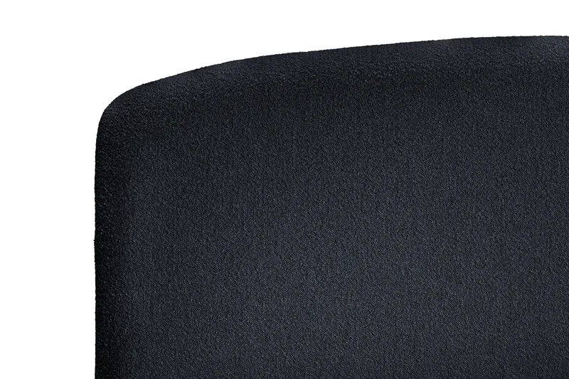 Oslo Lyx Sänky­paketti Jenkkisänky 140x200 cm Curved Sängynpääty - Musta - Huonekalut - Sänky - Jenkkisängyt