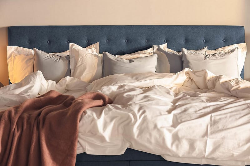 Perhesänky Rebeca 240x200 cm - (+Lisää) Tummansininen - Huonekalut - Sänky - Jenkkisängyt