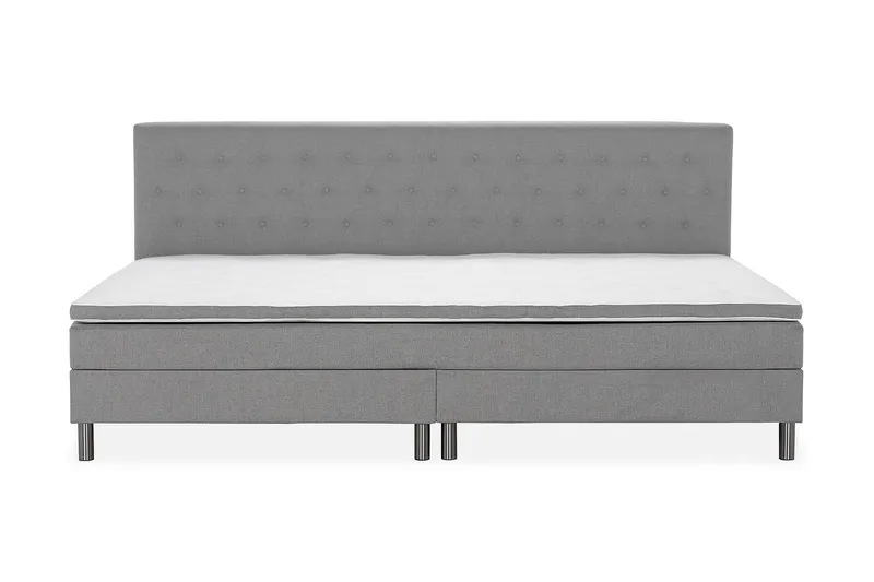 Perhesänky Rebeca 280x210 cm - (+Lisää) Vaaleanharmaa - Huonekalut - Sänky - Jenkkisängyt