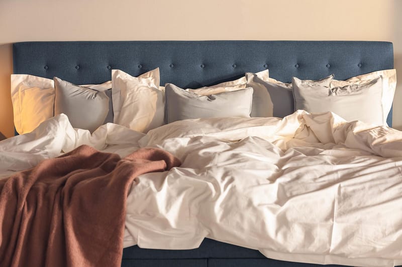 Perhesänky Sänkypaketti Rebeca 240x200 cm - (+Lisää) Tummansininen - Huonekalut - Sänky - Jenkkisängyt