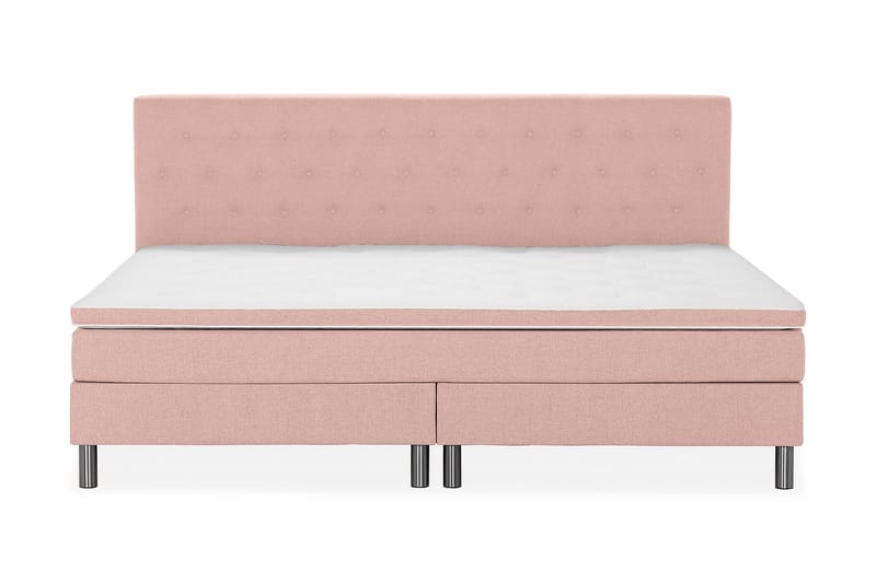 Perhesänky Sänkypaketti Rebeca 240x210 cm - (+Lisää) Roosa - Huonekalut - Sänky - Jenkkisängyt