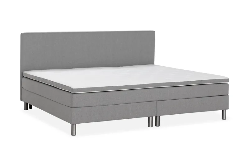Perhesänky Sänkypaketti Rebeca 240x210 cm - (+Lisää) Vaaleanharmaa - Huonekalut - Sänky - Jenkkisängyt