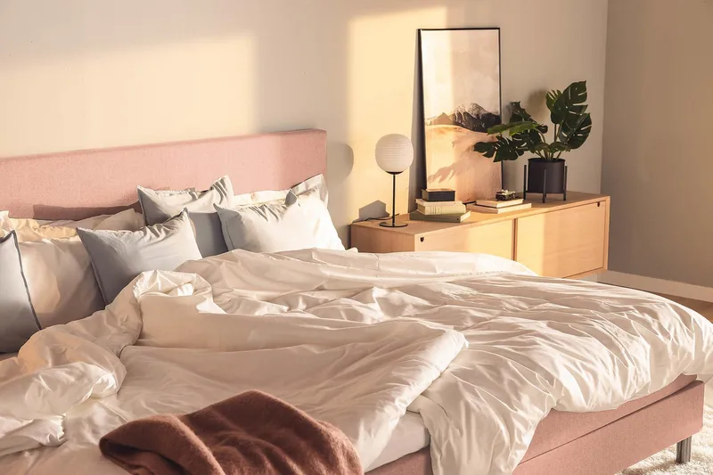 Perhesänky Sänkypaketti Rebeca 280x200 cm - (+Lisää) Roosa - Huonekalut - Sänky - Jenkkisängyt