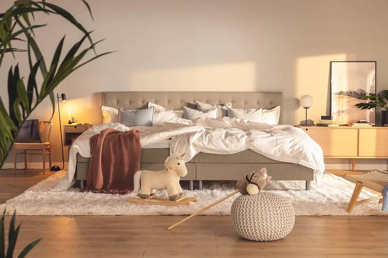 Perhesänky Sänkypaketti Rebeca 280x210 cm - (+Lisää) Myyrä - Huonekalut - Sänky - Jenkkisängyt