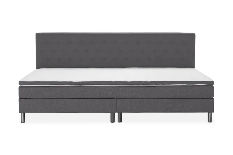 Perhesänky Sänkypaketti Rebeca 280x210 cm - (+Lisää) Tummanharmaa - Huonekalut - Sänky - Jenkkisängyt