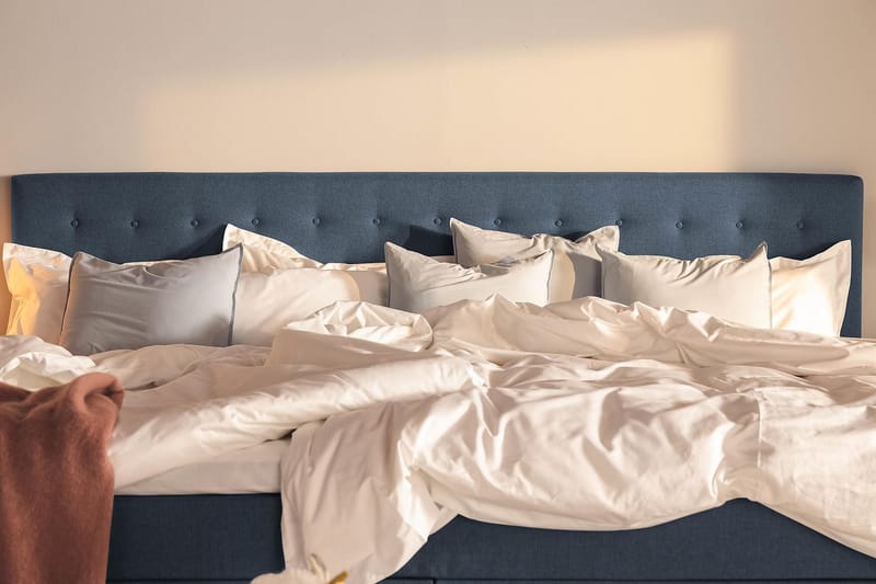 Perhesänky Sänkypaketti Rebeca 280x210 cm - (+Lisää) Tummansininen - Huonekalut - Sänky - Jenkkisängyt