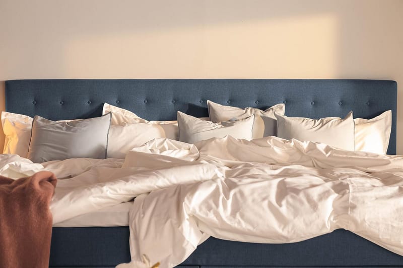 Perhesänky Sänkypaketti Rebeca 280x210 cm - (+Lisää) Tummansininen - Huonekalut - Sänky - Jenkkisängyt