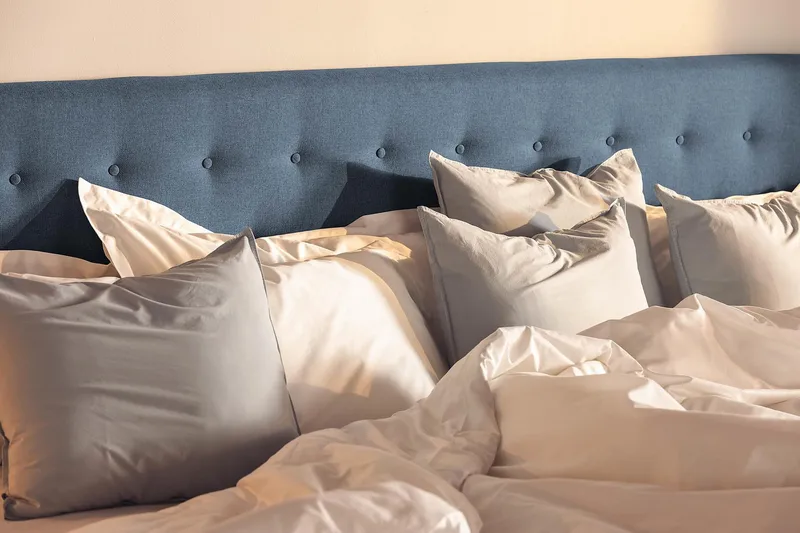 Perhesänky Sänkypaketti Rebeca 280x210 cm - (+Lisää) Tummansininen - Huonekalut - Sänky - Jenkkisängyt