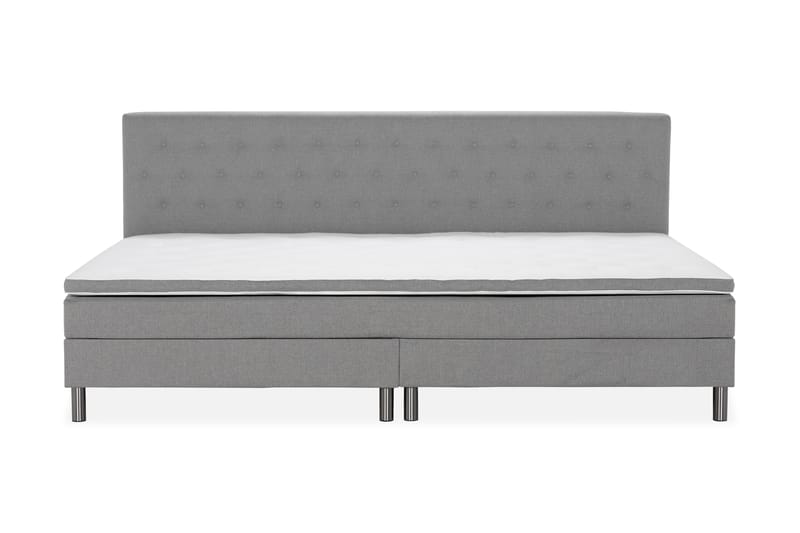Perhesänky Sänkypaketti Rebeca 280x210 cm - (+Lisää) Vaaleanharmaa - Huonekalut - Sänky - Jenkkisängyt