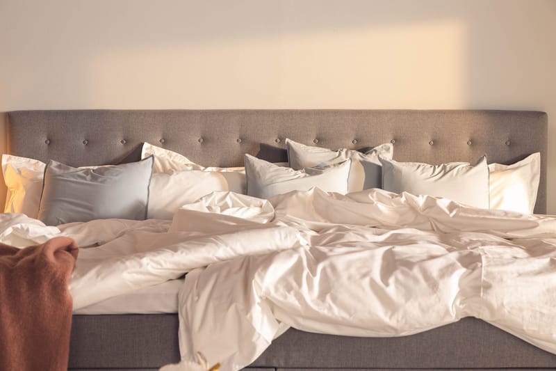 Perhesänky Sänkypaketti Rebeca 280x210 cm - (+Lisää) Vaaleanharmaa - Huonekalut - Sänky - Jenkkisängyt