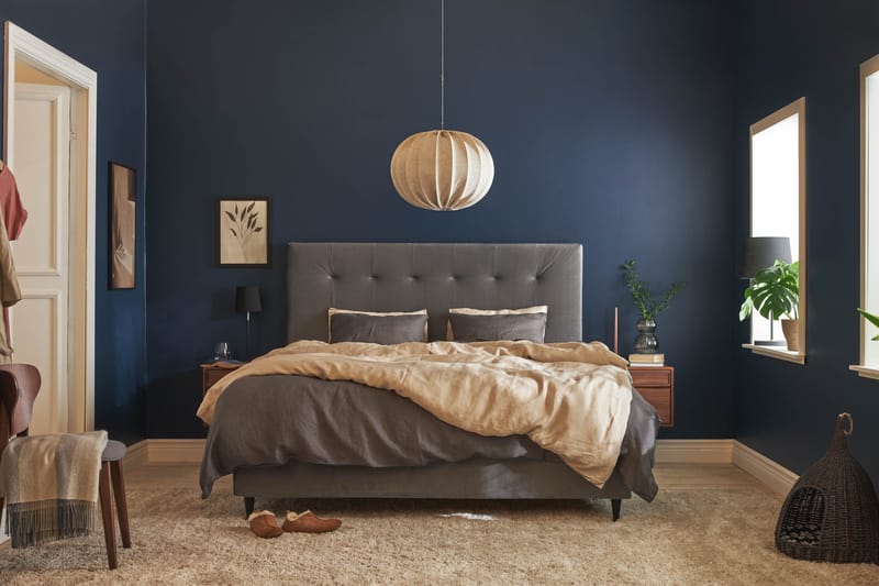 Pigge Extra Sänkypaketti Jenkkisänky 160x200 - Harmaa - Huonekalut - Sänky - Parisänky