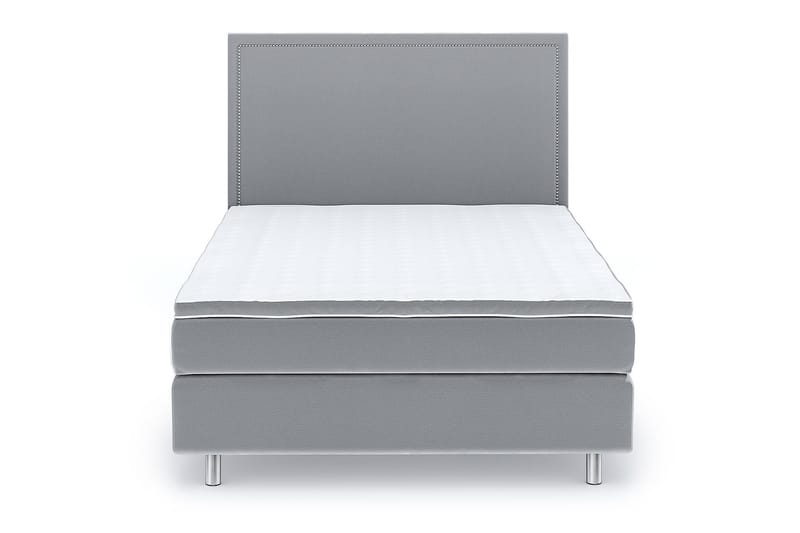 Romance Lyx Velvet 140x200 - Vaaleanharmaa - Huonekalut - Sänky - Jenkkisängyt