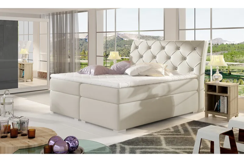 Runkosänky Andree 180x200 cm, Beige