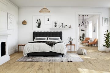 Säilytyssänky Boxford 105x200 - Musta - Huonekalut - Sänky - Sängyt säilytystilalla