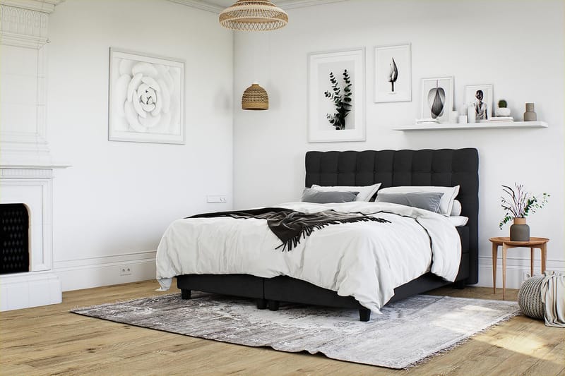 Säilytyssänky Boxford 105x200 - Musta - Huonekalut - Sänky - Jenkkisängyt