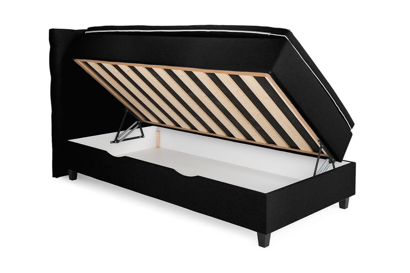 Säilytyssänky Boxford 105x200 - Musta - Huonekalut - Sänky - Jenkkisängyt
