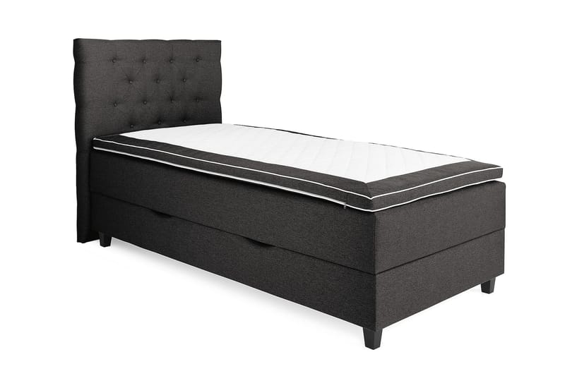 Säilytyssänky Boxford 105x200 - Tummanharmaa - Huonekalut - Sänky - Jenkkisängyt
