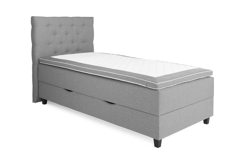 Säilytyssänky Boxford 105x200 - Vaaleanharmaa - Huonekalut - Sänky - Jenkkisängyt