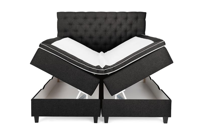 Säilytyssänky Boxford 180x200 - Tummanharmaa - Huonekalut - Sänky - Jenkkisängyt