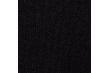 Sänkypaketti – jenkkisänky 120x200 cm kankaasta säilytyksellä ja sängynpäädyllä + petauspatja kovuusasteella medium - Musta - Huonekalut - Sänky - Jenkkisängyt