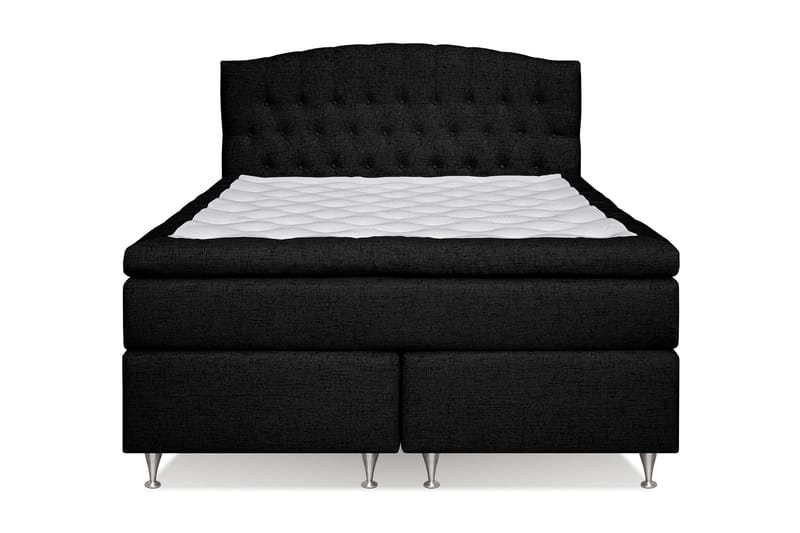 Sänkypaketti Abelie 160x200 Kova/Medium - Musta - Huonekalut - Sänky - Jenkkisängyt