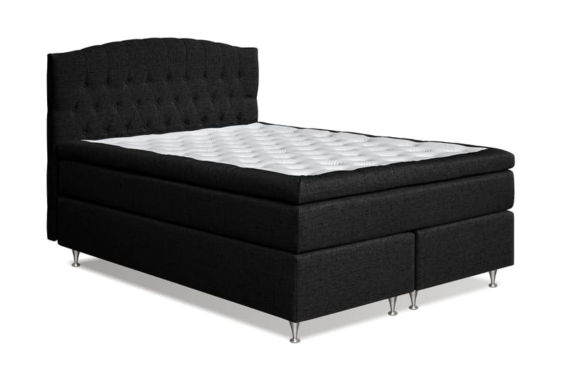 Sänkypaketti Abelie 160x200 Medium - Musta - Huonekalut - Sänky - Jenkkisängyt