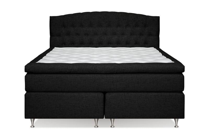Sänkypaketti Abelie 180x200 Kova/Medium - Musta - Huonekalut - Sänky - Jenkkisängyt