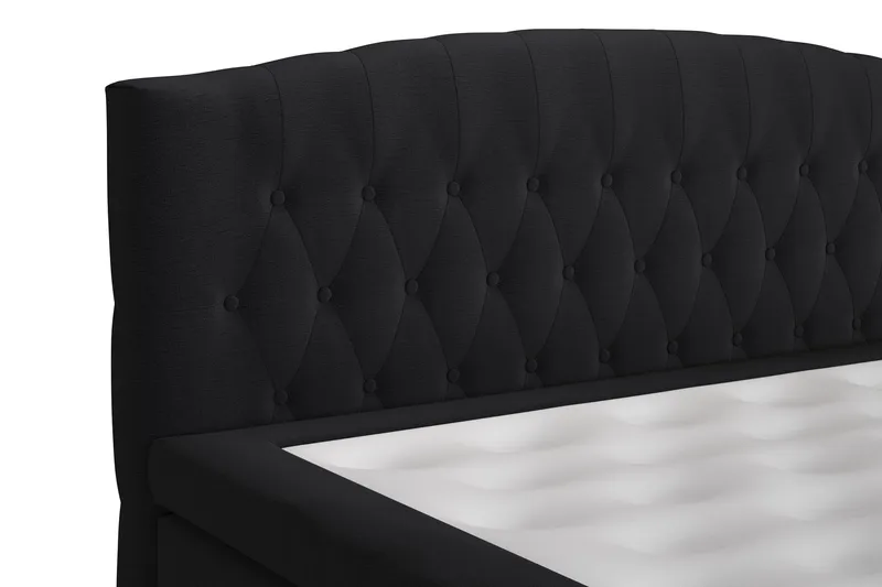 Sänkypaketti Abelie 180x200 Kova/Medium - Musta - Huonekalut - Sänky - Jenkkisängyt