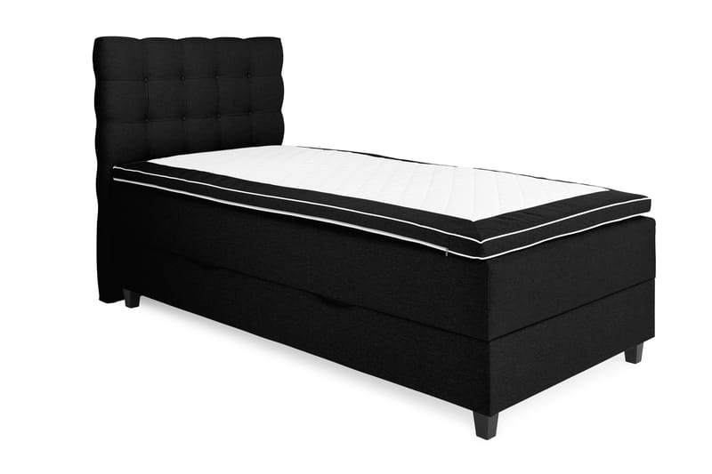 Sänkypaketti Boxford 105x200 Säilytyssänky - Musta - Huonekalut - Sänky - Jenkkisängyt