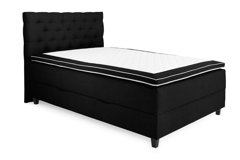 Sänkypaketti Boxford 140x200 Säilytyssänky - Musta - Huonekalut - Sänky - Jenkkisängyt