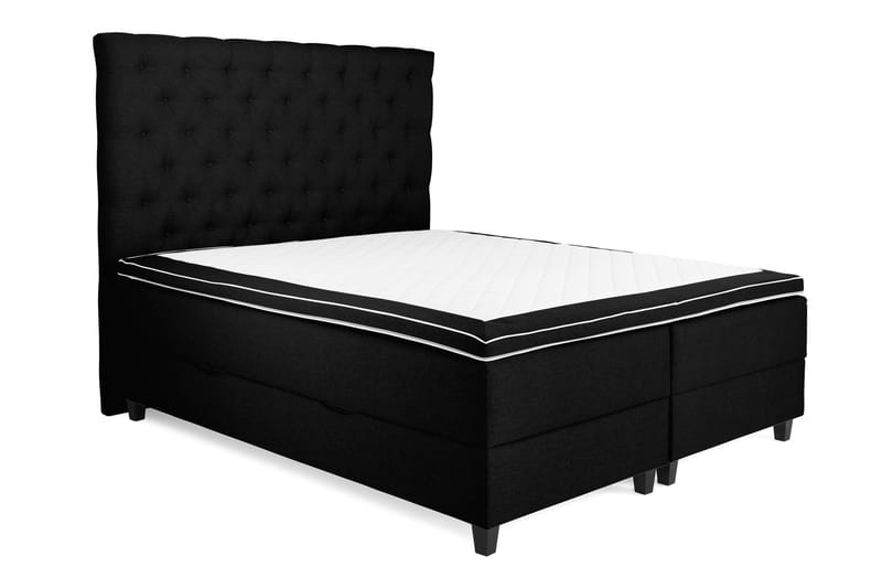 Sänkypaketti Boxford 160x200 Säilytyssänky - Musta - Huonekalut - Sänky - Sängyt säilytystilalla