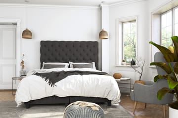 Sänkypaketti Boxford 160x200 Säilytyssänky - Tummanharmaa - Huonekalut - Sänky - Sängyt säilytystilalla