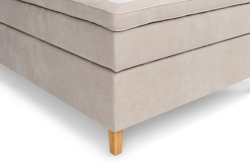 Sänkypaketti Celine 120x200 cm Sametti - Beige - Huonekalut - Sänky - Jenkkisängyt