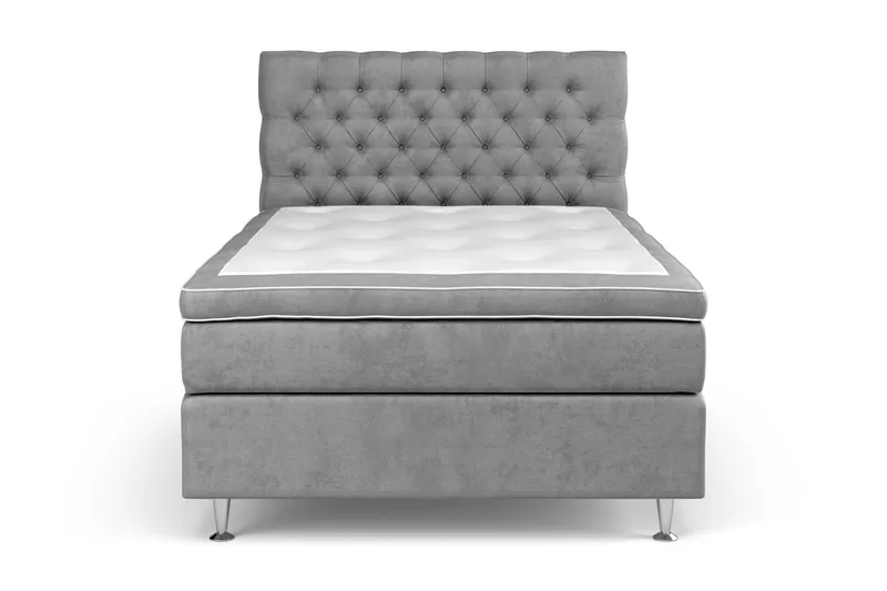 Sänkypaketti Celine 120x200 cm Sametti, Harmaa