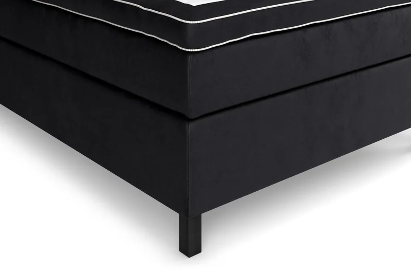 Sänkypaketti Celine 140x200 cm Sametti - Musta - Huonekalut - Sänky - Jenkkisängyt