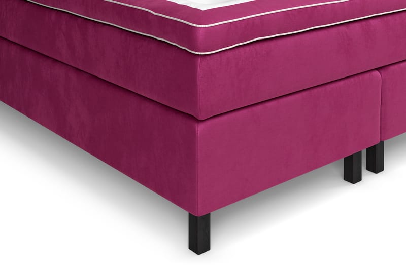 Sänkypaketti Celine 180x200 cm Sametti - Roosa - Huonekalut - Sänky - Jenkkisängyt