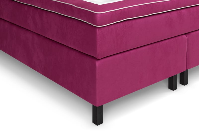 Sänkypaketti Celine 180x200 cm Sametti - Roosa - Huonekalut - Sänky - Jenkkisängyt