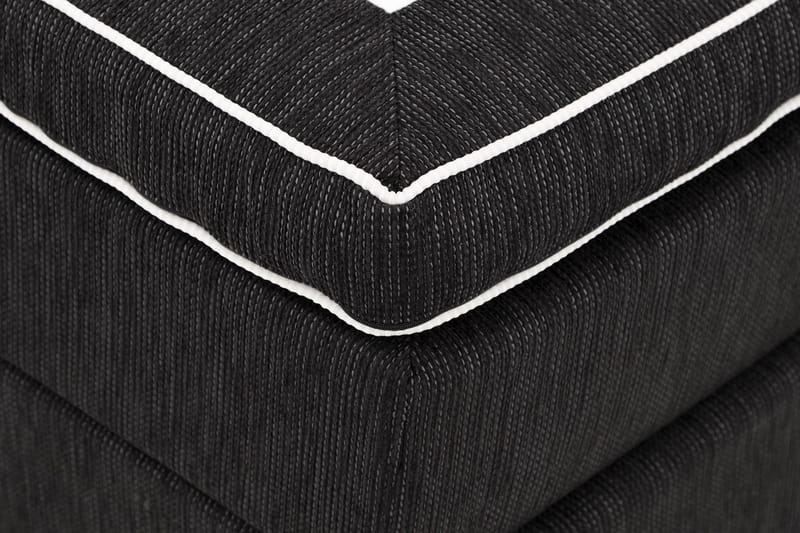 Sänkypaketti Charleston 180x200 cm Musta - Huonekalut - Sänky - Jenkkisängyt