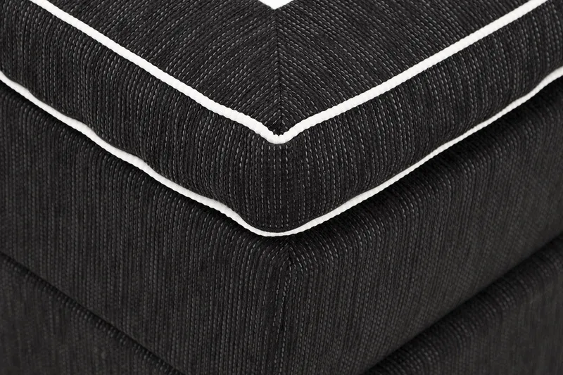 Sänkypaketti Charleston 180x200 cm Musta - Huonekalut - Sänky - Jenkkisängyt