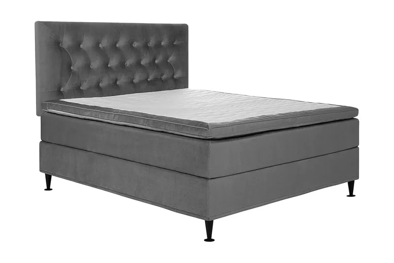 Sänkypaketti Chilla Pluss Jenkkisänky 160x200 cm - Harmaa - Huonekalut - Sänky - Parisänky