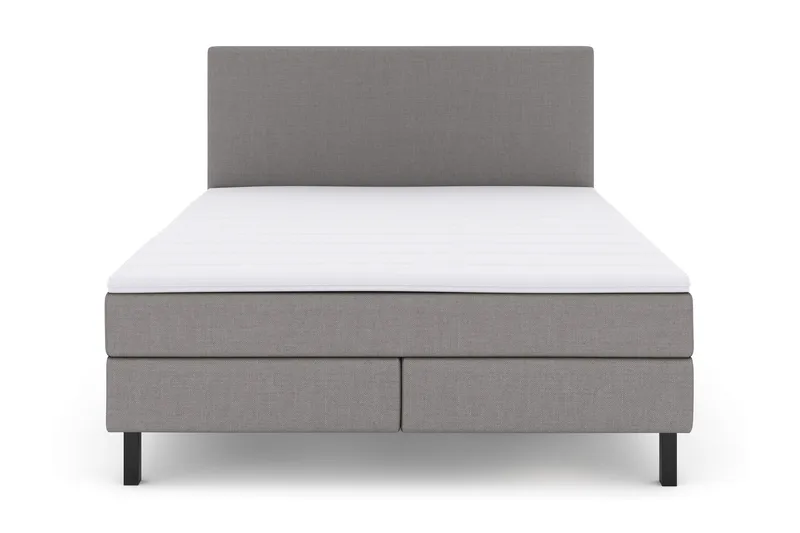 Sänkypaketti Choice No 2 160x200, Vaaleanharmaa/Musta