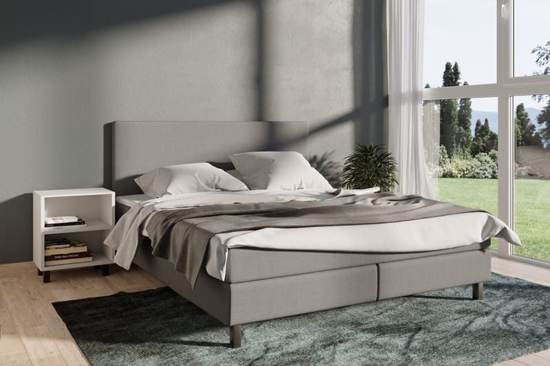 Sänkypaketti Choice No 2 180x200 - Vaaleanharmaa/Musta - Huonekalut - Sänky - Jenkkisängyt