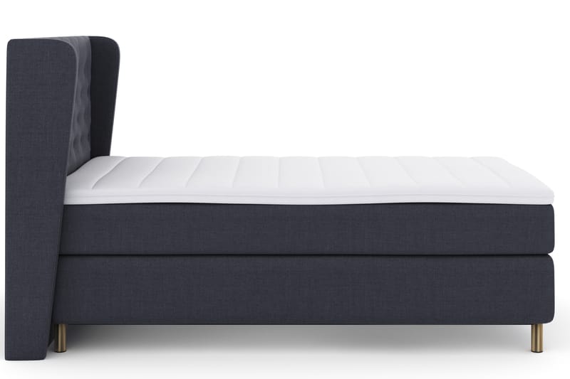Sänkypaketti Choice No 3 120x200 Kova - Sininen/Kuparijalat - Huonekalut - Sänky - Jenkkisängyt