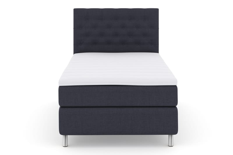 Sänkypaketti Choice No 3 120x200 Kova - Sininen/Metallijalat - Huonekalut - Sänky - Jenkkisängyt
