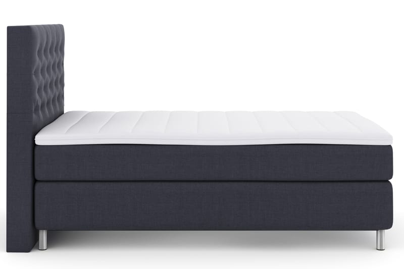 Sänkypaketti Choice No 3 120x200 Kova - Sininen/Metallijalat - Huonekalut - Sänky - Jenkkisängyt