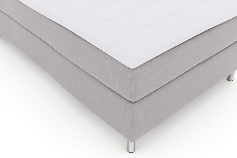 Sänkypaketti Choice No 3 120x200 Kova - Vaaleanharmaa/Metallijalat - Huonekalut - Sänky - Jenkkisängyt