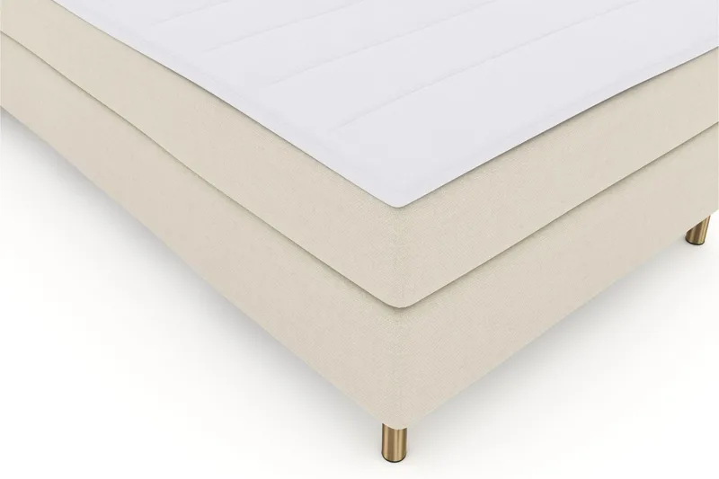 Sänkypaketti Choice No 3 120x200 Medium - Beige/Kuparijalat - Huonekalut - Sänky - Jenkkisängyt