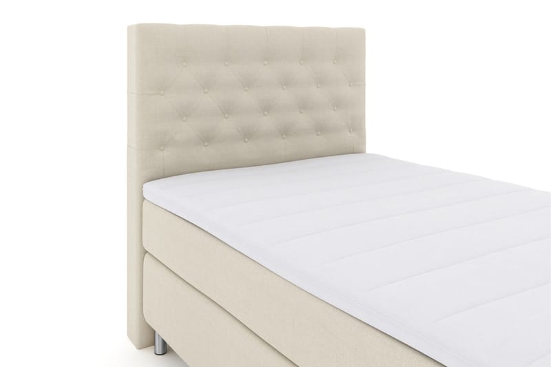 Sänkypaketti Choice No 3 120x200 Medium - Beige/Metallijalat - Huonekalut - Sänky - Jenkkisängyt