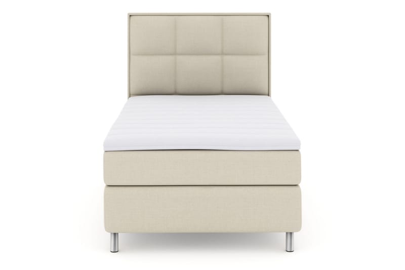 Sänkypaketti Choice No 3 120x200 Medium - Beige/Metallijalat - Huonekalut - Sänky - Jenkkisängyt