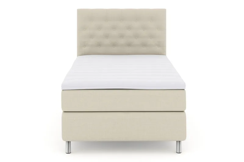 Sänkypaketti Choice No 3 120x200 Medium - Beige/Metallijalat - Huonekalut - Sänky - Jenkkisängyt